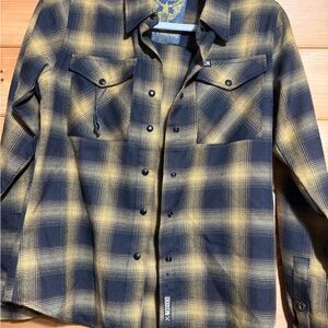 DIXXON Black and Gold Plaid Flannel “The Gold Standard”
